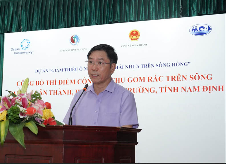 Ông Bùi Công Mậu - Phó Giám đốc Sở TN&MT tỉnh Nam Định