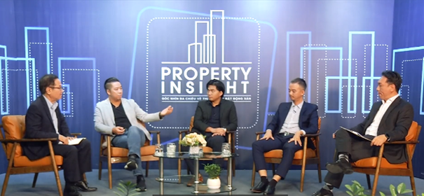 Các chuyên gia kinh tế và công nghệ tham gia thảo luận tại chương trình Property Insight kỳ 6.