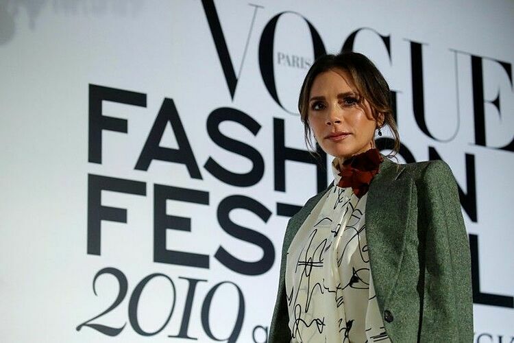 Victoria Beckham tại Tuần lễ Thời trang Vogue năm nay. Ảnh: Reuters