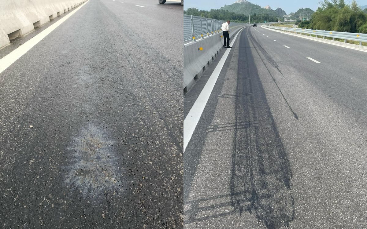 Tập đoàn Sơn Hải trình báo khẩn cấp vì bị đổ hóa chất phá hoại mặt bằng đường cao tốc - Ảnh 1.
