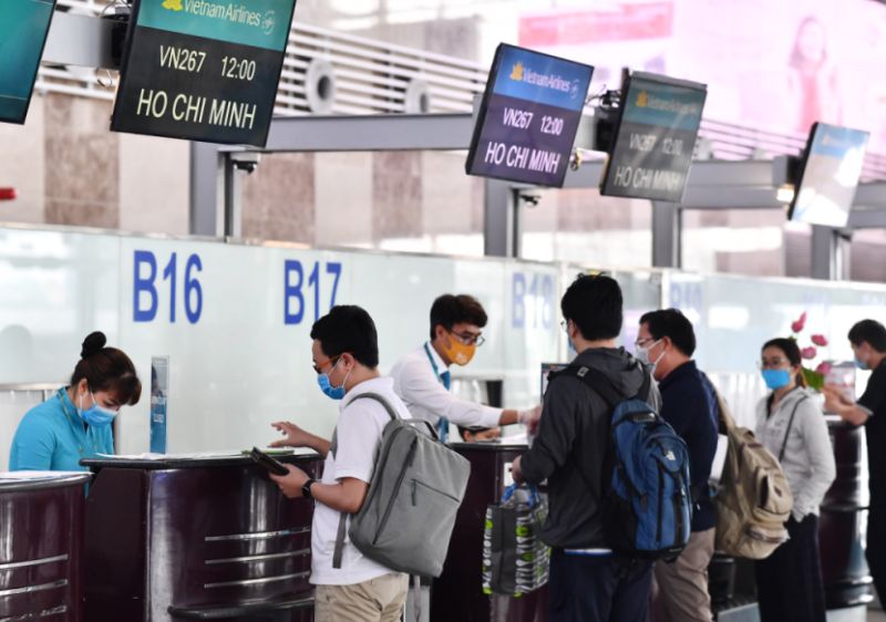 Vietnam Airlines khuyến nghị hành khách hành khách lên sân bay sớm và làm check-in trực tuyến trong dịp cao điểm Tết