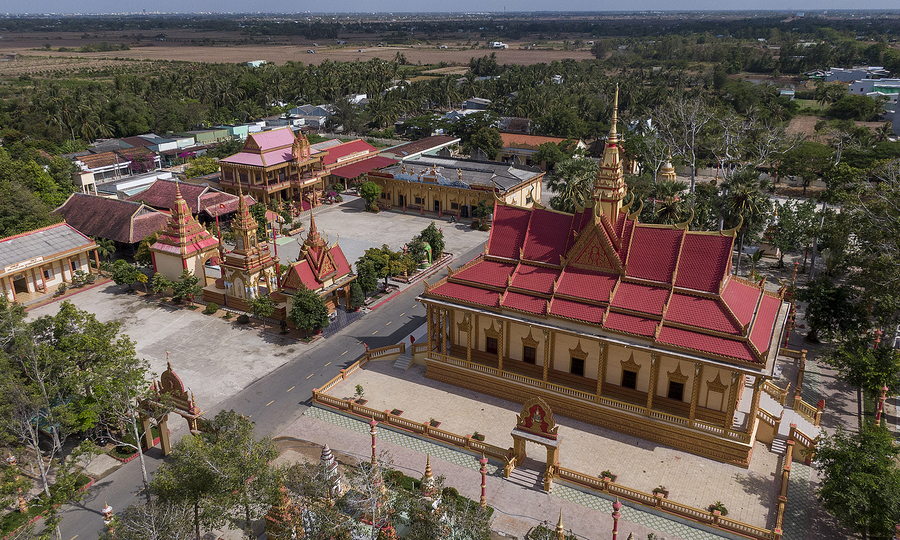 Chùa Khmer lớn nhất miền Tây