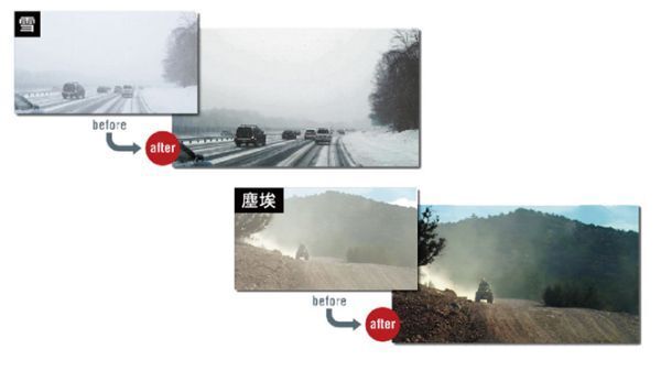 Công nghệ giúp xóa bụi, tuyết, sương mù khỏi video