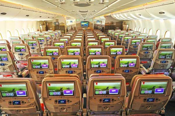 Emirates, hàng không 5 sao, giải trí, nghe nhìn, WiFi