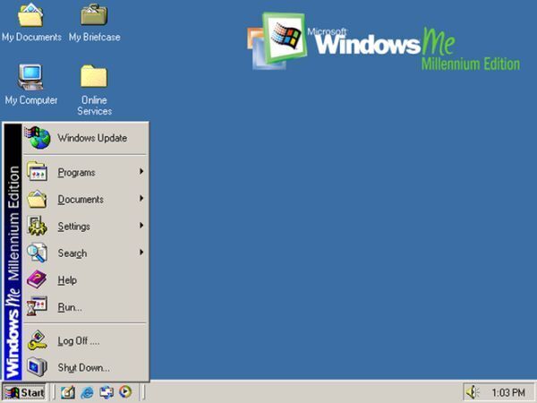 Windows ME tập trung vào đa phương tiện và người dùng gia đình. Đáng tiếc, phiên bản này hoạt động thiếu ổn định và bị lỗi. Đây cũng là phiên bản đánh dấu sự xuất hiện của trình biên tập video Windows Movie Maker, cùng với các phiên bản cập nhật của Windows Media Player và Internet Explorer.