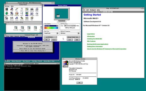 Windows 3.5 NT là bản phát hành thứ 2 của Windows NT. Đây là phiên bản đánh dấu sự góp mặt của Microsoft trong lĩnh vực điện toán dành cho doanh nghiệp với tính năng bảo mật và chia sẻ tập tin.