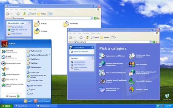 Windows XP là kết quả kết hợp nỗ lực của Microsot từ sự nỗ lực kết hợp người dùng cá nhân và đối tượng doanh nghiệp. Windows XP cũng được thiết kế cho hệ thống máy tính dùng cho khách và máy chủ trong các doanh nghiệp. Dựa trên Windows NT, nó được thiết kế để được an toàn với bảo vệ tập tin mới, một bộ nhớ cache DLL, và phần cứng plug and play.