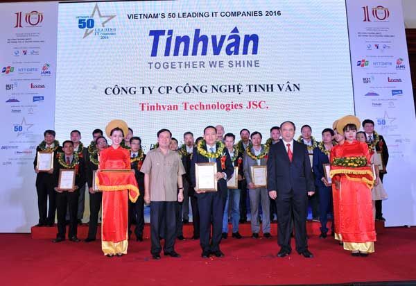 Tinh Vân, Tinhvan Group, top 50, Công ty CP Công nghệ Tinh Vân, Top 50 Doanh nghiệp CNTT hàng đầu, 