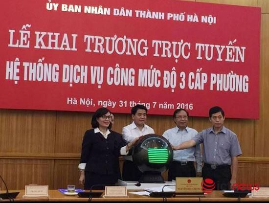 Hệ thống dịch vụ công trực tuyến mức độ 3 lĩnh vực tư pháp cấp phường được UBND TP Hà Nội khai trương từ ngày 31/7/2016, đến nay hệ thống đã được triển khai tới 168 phường thuộc 12 quận nội thành Hà Nội.