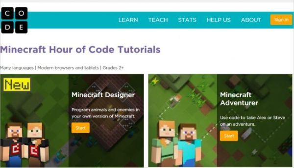 Miễn phí Minecraft Hour of Code Tutorial cho tuần lễ giáo dục Khoa học Máy tính