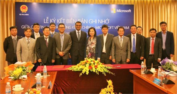 Bộ Tài chính và Microsoft Việt Nam ký kết Chương trình hợp tác CNTT