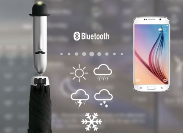 samsung,opus one, smartumbrella, bluetooth, thiết bị thông minh, dự báo thời tiết