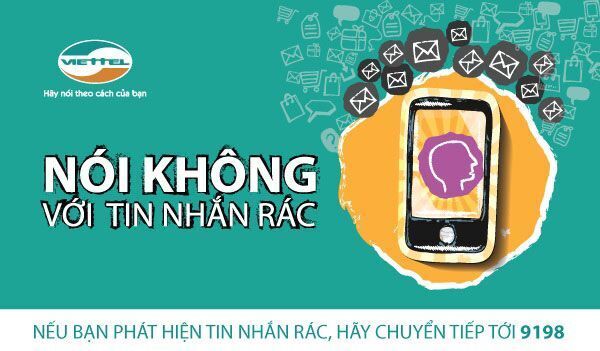 Tin nhắn rác, Spam SMS, giải pháp, VNPT Dr Chặn, Viettel Anti Spam, Vietnamobile