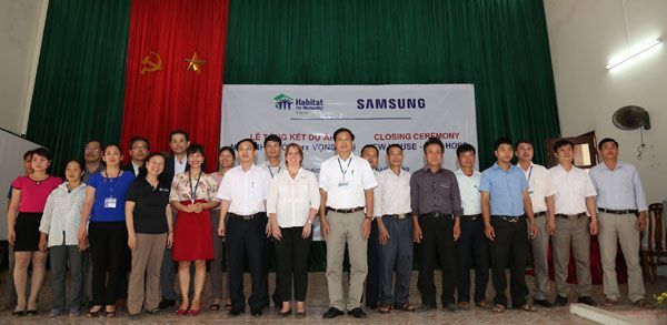 Samsung, hoạt động xã hội, trách nhiệm cộng đồng, Thái Nguyên, New House – New Hope, Samsung Điện tử Việt Nam, Habitat for Humanity Việt Nam, Công ty Samsung Điện tử Việt Nam Thái Nguyên, 