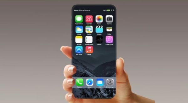 iPhone 8 sẽ có màn hình cong 2 cạnh.