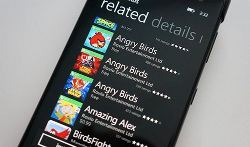 Angry Birds quay lưng với thiết bị Windows