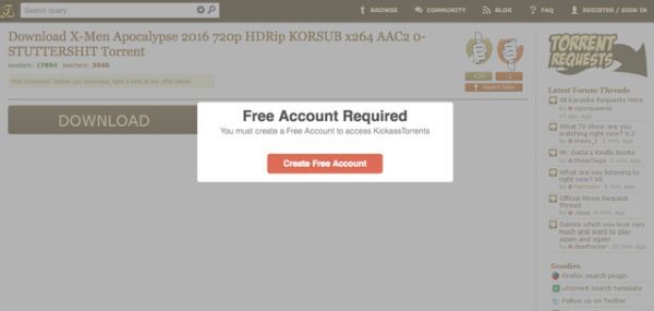 Đừng truy cập bản sao của KickassTorrents mới, bạn có thể bị đánh cắp tài khoản ngân hàng - 1
