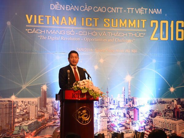  Cách mạng số, thời đại số, Trương Gia Bình, Diễn đàn Cấp cao Công nghệ thông tin – Truyền thông, Vietnam ICT summit 2016, cách mạng công nghiệp lần thứ tư, 