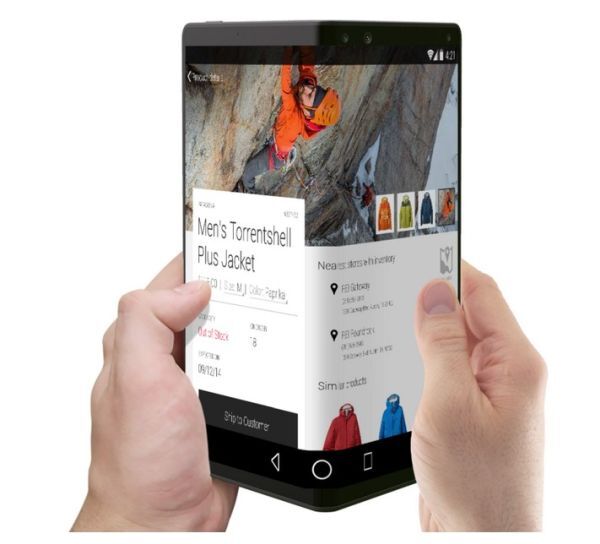 Samsung và LG đang chuẩn bị ra mắt smartphone với màn hình có thể gập lại