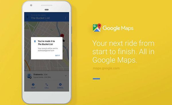 uber, google map, dịch vụ vận tải