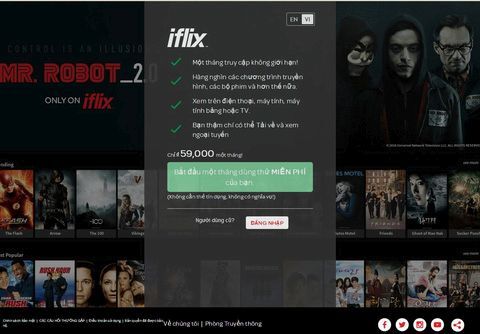 Dịch vụ xem phim trực tuyến iflix chính thức có mặt tại tại Việt Nam