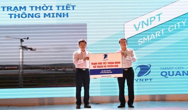 VNPT, Tập đoàn VNPT, Môi trường, smart city, Quảng Bình, thiết bị di động vệ tinh, Trạm thời tiết thông minh, quan trắc, 