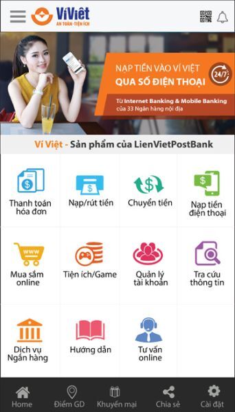 thanh toán điện tử, Ví điện tử, Sao Khuê, LienVietPostBank, Sao Khuê 2017, Top 10 Sao Khuê 2017, Ví Việt, 