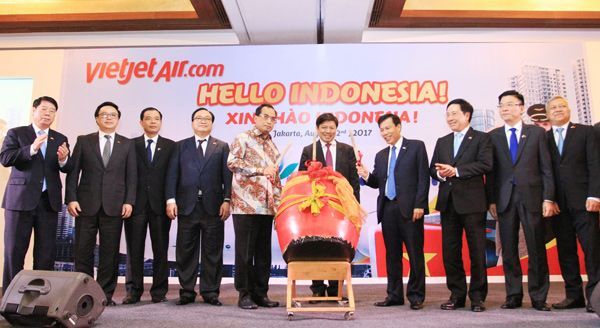 VietJet Air, Vietjet, Vietjet mở đường bay, Jakarta, 