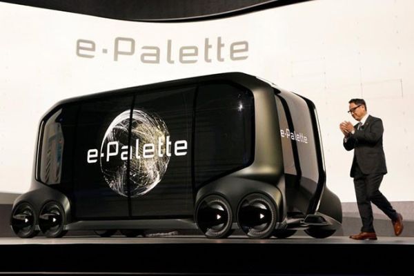 Concept xe tự hành e-Palette được Toyota giới thiệu tại CES 2018 