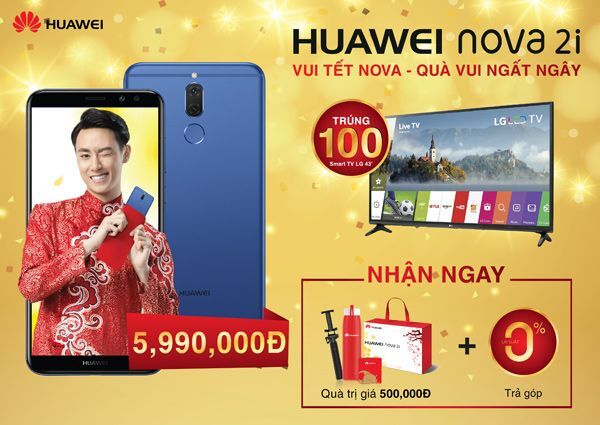 Huawei, khuyến mãi, Giảm giá, Huawei Việt Nam, Huawei nova 2i, 