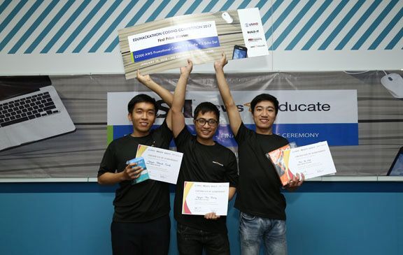 Curiosity đến từ Đại học Bách khoa Đà Nẵng đã giành giải nhất