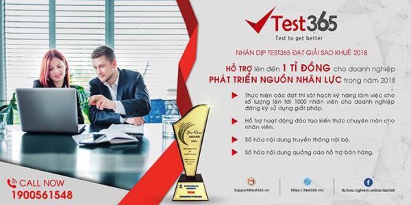 Giải pháp công nghệ Test365 cam kết tài trợ lên đến 1 tỉ đồng cho doanh nghiệp Việt Nam phát triển nguồn nhân lực trong năm 2018  