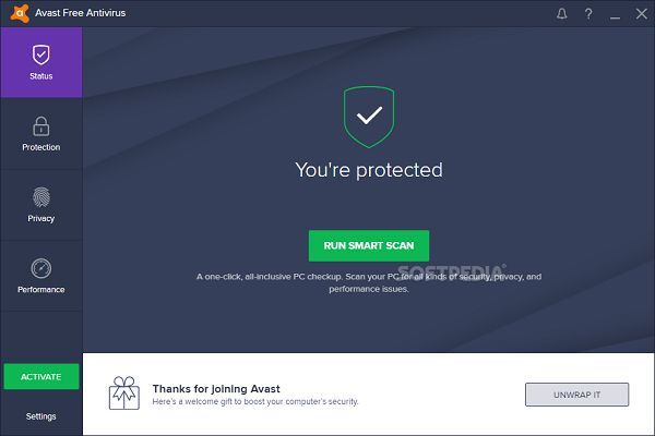 Avast Antivirus không tương thích với Windows 10 April 2018 Update