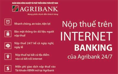 Agribank triển khai nộp thuế điện tử qua hệ thống Internet Banking