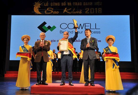 CO-WELL vinh dự nhận giải thưởng Sao Khuê 2018 cho hạng mục “Dịch vụ gia công xuất khẩu phần mềm”
