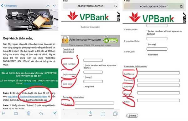 VPBank, lừa đảo qua thư điện tử, bảo mật ngân hàng, SecurityBox, Tài chính – Ngân hàng, 