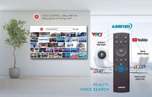 Voice Search Smart TV Asanzo