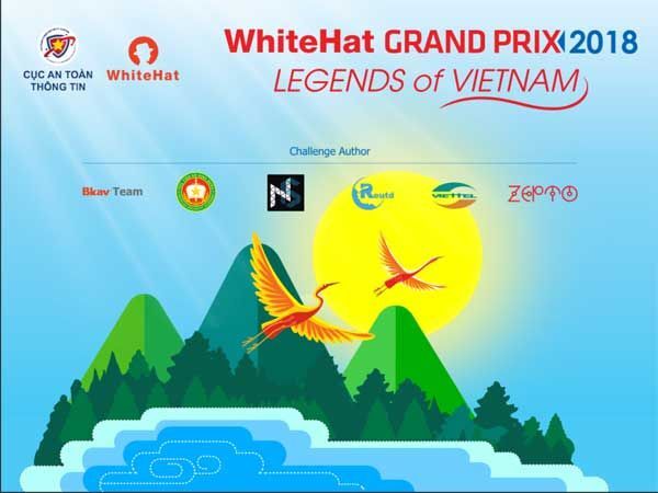 Bkav, an ninh mạng, Cuộc thi An ninh mạng, WhiteHat Grand Prix, cuộc thi an ninh mạng toàn cầu, WhiteHat Grand Prix 2018, 