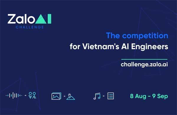 Zalo, trí tuệ nhân tạo, cuộc thi cntt, AI, Zalo AI Challenge, nhân lực AI, 