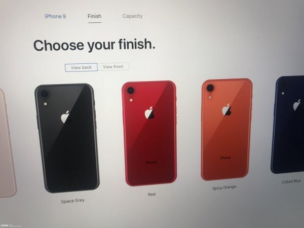 Hình ảnh iPhone 9 xuất hiện trên web bán hàng của Apple
