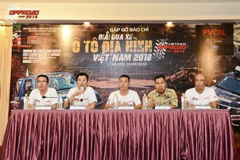 80 đội thi sẽ tham gia tranh tài tại Giải đua xe ô tô địa hình Việt Nam 2018