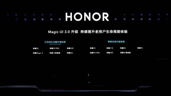 Điện thoại thông minh Honor sẽ cập nhật Magic UI 3.0