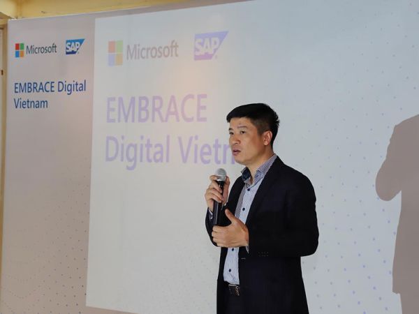 Ông Phạm Thế Trường, Tổng giám đốc Microsoft Việt Nam khẳng định Microsoft và SAP sẽ giúp doanh nghiệp Việt chuyển đổi số dễ dàng hơn.