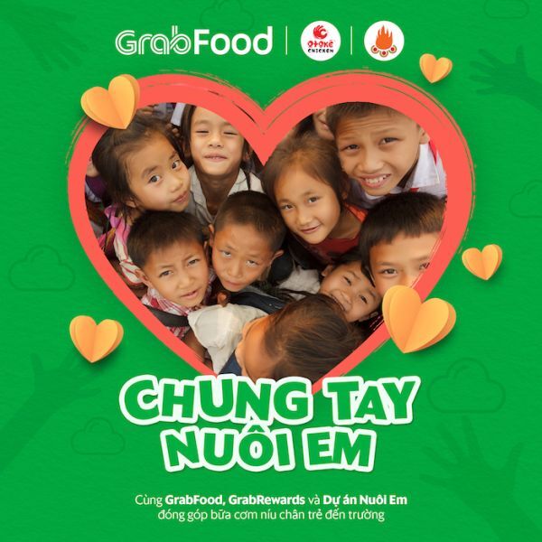 Grab và dự án Nuôi Em  mang đến 117.000 bữa ăn cho trẻ em nghèo vùng cao Tây Bắc