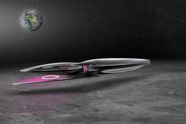 Lexus tưởng tượng phương tiện không gian cho con người trên mặt trăng
