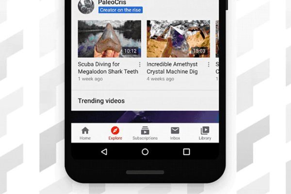 YouTube cho Android và iOS thêm bổ sung thẻ Explore