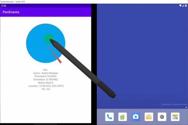 Microsoft Surface Duo nâng độ chính xác cho bút stylus