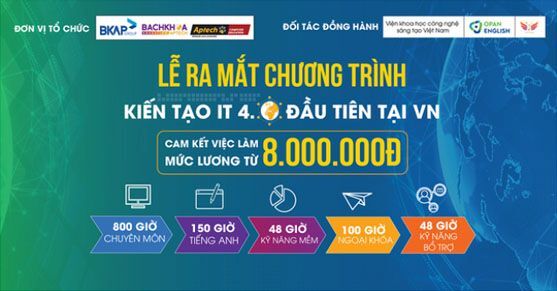 Ra mắt chương trình “Kiến tạo IT 4.0” đầu tiên tại Việt Nam.