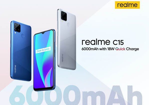 Realme C15 sẽ được bán ra từ ngày 29/7 với giá khởi điểm 138 USD