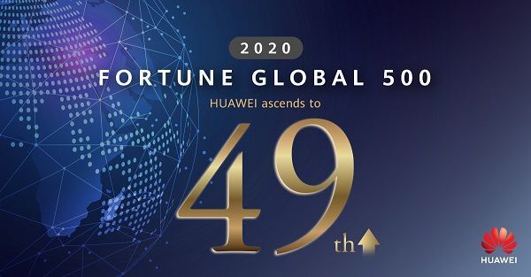 Huawei tăng lên thứ 49 trên bảng xếp hạng Fortune Global 500 năm 2020